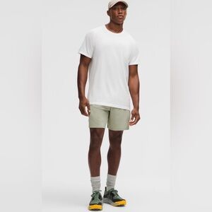 Lululemon PACE BREAKER SHORT 7” LL, FOG GREEN BRAND NEW WITH TAGS